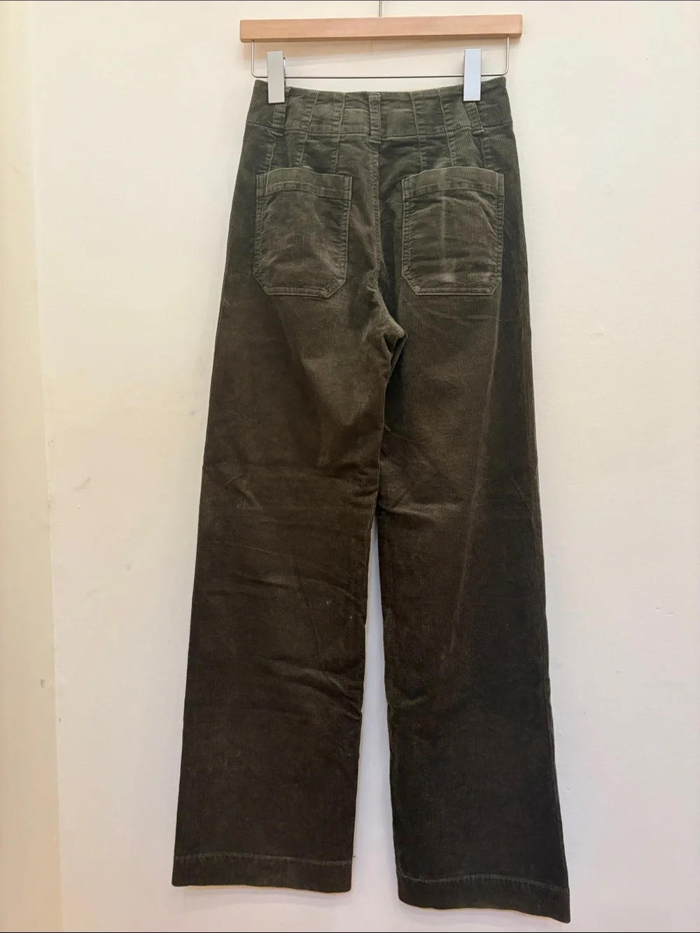 Anthropologie Men's Olive Corduroy Trousers